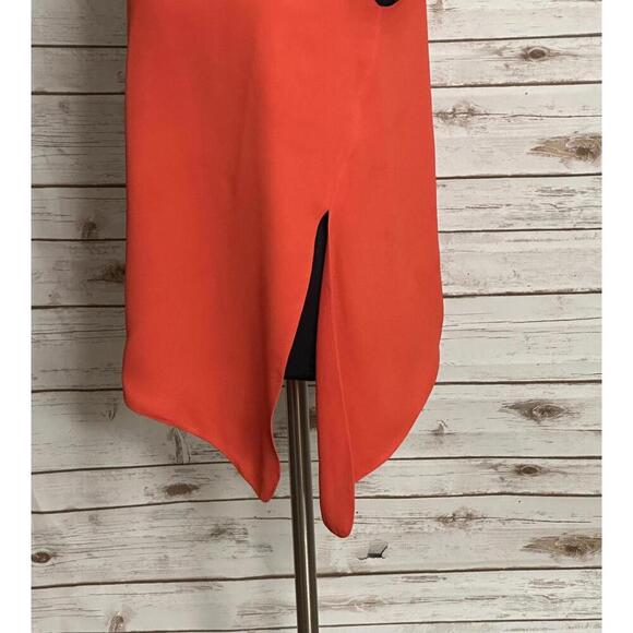 Babaton Aritzia red orange Hopkins tie-front sleeveless blouse Size XS - Picture 3 of 7